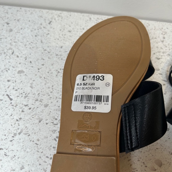 New Black Sandals - Picture 2 of 3